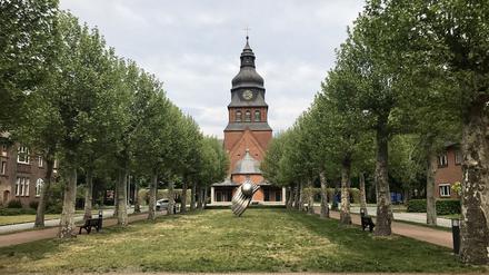 Wahrzeichen. Die Stiftskirche im Johannesstift.