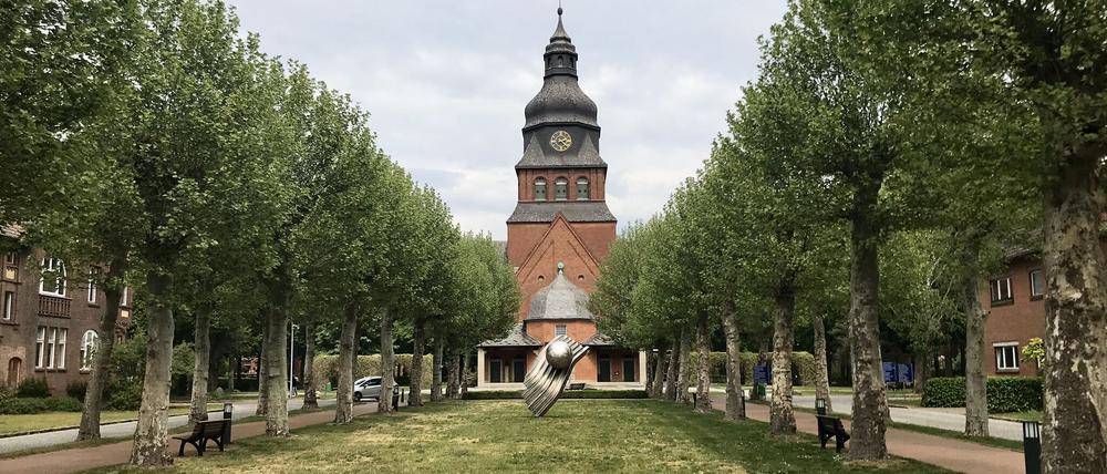 Wahrzeichen. Die Stiftskirche im Johannesstift.