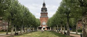 Wahrzeichen. Die Stiftskirche im Johannesstift.