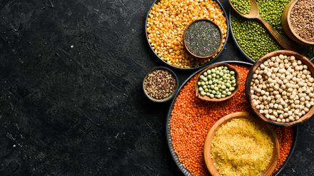 Erstaunliche Vielfalt: Hülsenfrüchte gibt es in vielen Formen, Farben und Größen. 