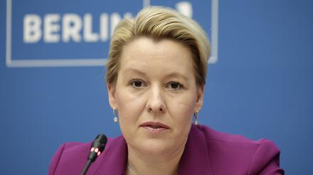 Franziska Giffey, Regierende Buergermeisterin von Berlin.