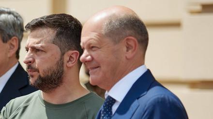 Der Spiegel änderte ein Zitat Selenskyjs über Bundeskanzler Scholz (Archivbild).