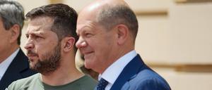 Der Spiegel änderte ein Zitat Selenskyjs über Bundeskanzler Scholz (Archivbild).