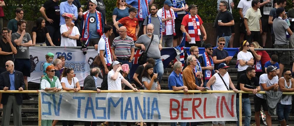 Gegen Blau-Weiß 90 rechnet Tasmania mit vielen Zuschauern.
