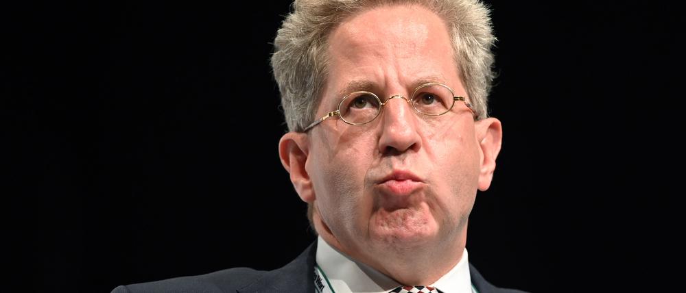 14.09.2021, Thüringen, Suhl: Hans-Georg Maaßen nimmt an der Wahlarena der Zeitung „Freies Wort“ im Congress Centrum Suhl teil.