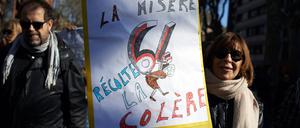 Der Frust über die französische Rentenreform ist groß.