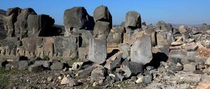 Reste des Tempels von Ain Dara, nahe Afrin. Ursache der Zerstörung hier waren Angriffe der türkischen Luftwaffe. Bild von 2018.