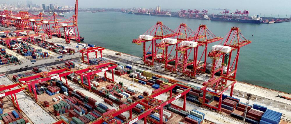 Vor den Gewässern der Stadt Rizhao wurde ein unbekanntes Flugobjekt gesichtet.