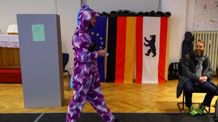 Ein Einhorn namens Philipp hat die Wahl.