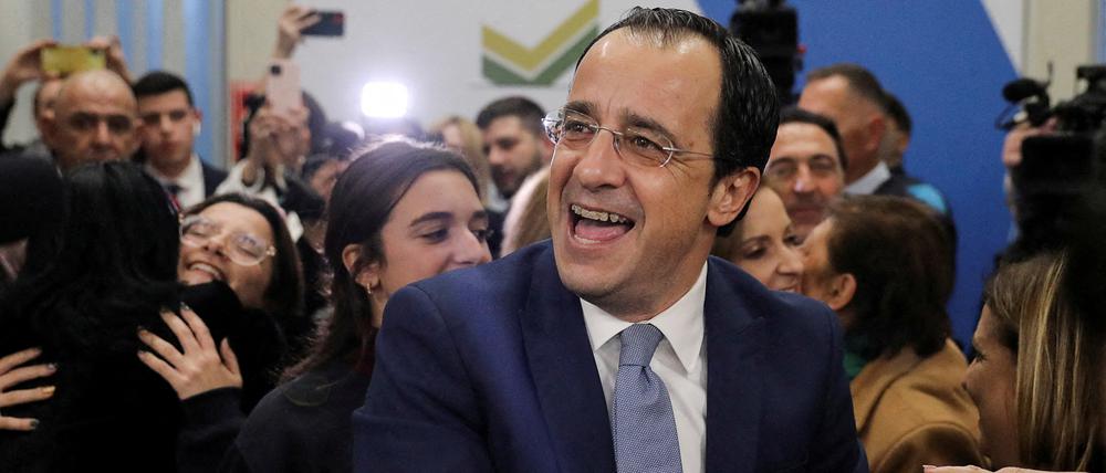 Der Präsidentschaftskandidat Nikos Christodoulides wurde zum Regierungschef von Zypern gewählt.