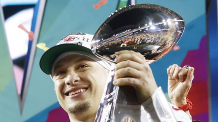 Patrick Mahomes war der strahlende Sieger in Glendale/Arizona.