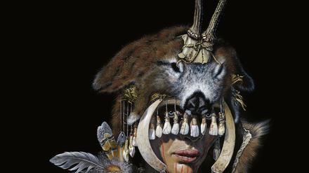 Sah sie so aus? Die Auswertung der Funde aus Dürrenberg im Saalekreis legen nahe, dass das von Karol Schauer gemalte Bild dem realen, 9000 Jahre alten Vor-Bild zumindest ähnelt.