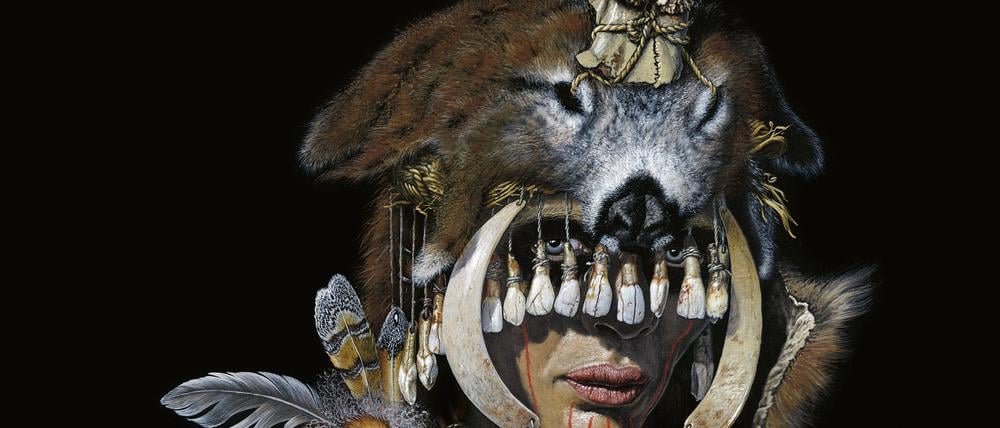 Sah sie so aus? Die Auswertung der Funde aus Dürrenberg im Saalekreis legen nahe, dass das von Karol Schauer gemalte Bild dem realen, 9000 Jahre alten Vor-Bild zumindest ähnelt.