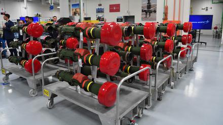 Antipanzerraketen in einem Werk in den USA. 