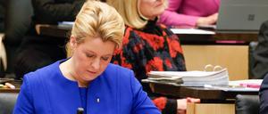 Berlin, Deutschland 10. Februar 2023: 1030. Sitzung des Bundesrates - 2023 Im Bild: Franziska Giffey, Regierende BÃ¼rgermeisterin von Berlin SPD Bundesrat Berlin *** Berlin, Germany 10 February 2023 1030 meeting of the Bundesrat 2023 In the picture Franziska Giffey, Governing Mayor of Berlin SPD Bundesrat Berlin Copyright: xFotostandx/xReuhlx