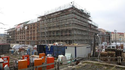 Potsdams größte Wohnungsgenossenschaft „Karl Marx“ baut auch in der Potsdamer Mitte.