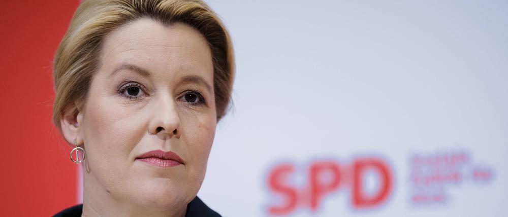 Franziska Giffey, Regierende Bürgermeisterin von Berlin.