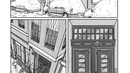 Diese Illustrationen aus dem Buch Thomas Henseler/Susanne Buddenberg: Das Haus, das in einem anderen Land stand. 