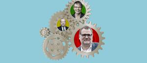 Die Maschinisten im Getriebe der Bundesregierung.