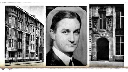 Justus Meyerhof und das „Haus Meyerhof“ in der Schützenstraße in Berlin-Mitte.