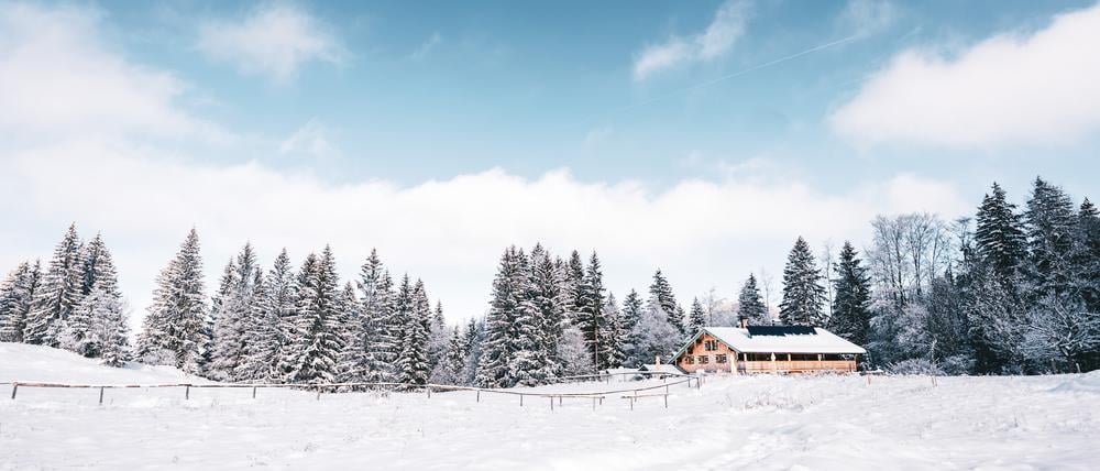 Sehnsuchtsziel im Waldwunderland: die Frasdorfer Hütte.