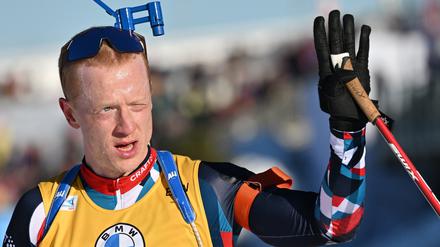 Immer vorneweg. Johannes Thingnes Bö aus Norwegen.