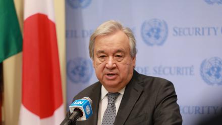 Guterres hält die Begrenzung der Erderwärmung nach den Vorgaben des Pariser Klimaabkommens für zunehmend aussichtslos.