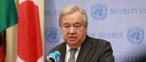 Guterres hält die Begrenzung der Erderwärmung nach den Vorgaben des Pariser Klimaabkommens für zunehmend aussichtslos.