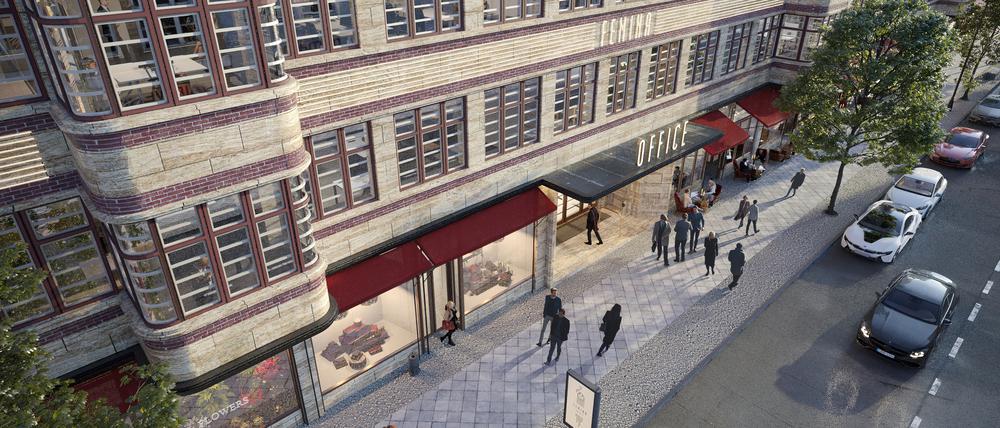 So sollte der „Femina-Palast“ aussehen, den Signa im ehemaligen Ellington-Hotel in der Nürnberger Straße in Schöneberg einrichten wollte.