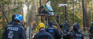 Am Mittwoch begann die Räumung des Protestcamps „Heibo“ bei Dresden.