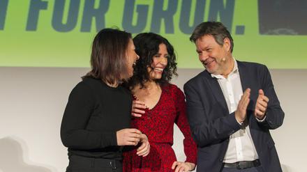 Annalena Baerbock (l.) und Robert Habeck machten Wahlkampf für Bettina Jararsch.