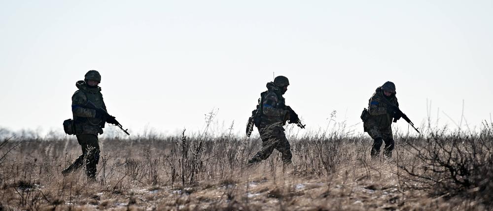 Ukrainische Soldaten (Symbolbild).