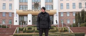 Das Parlamentsgebäude in Chisinau.