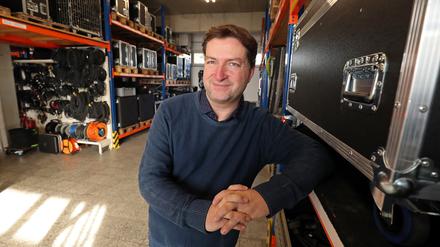 Knut Andreas, Künstlerischer Leiter des Sinfonieorchesters Collegium musicum Potsdam.