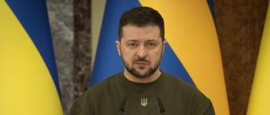 Wolodymyr Selenskyj, Präsident der Ukraine (Archivbild)