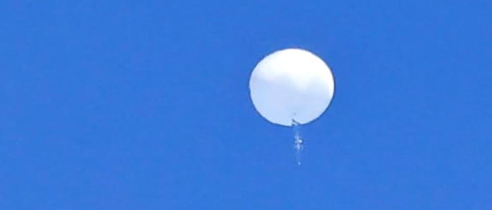 Mutmaßlicher Spionage-Ballon in den USA.