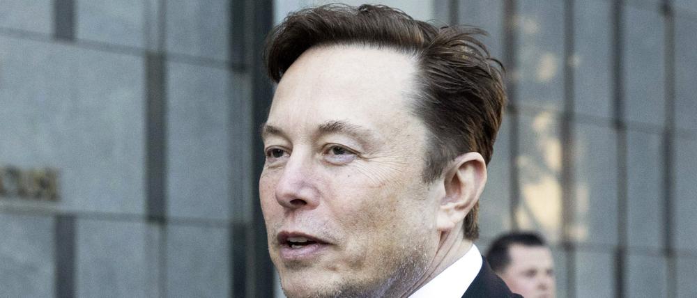 Elon Musk, aufgenommen in San Francisco am 24. Januar 2023.