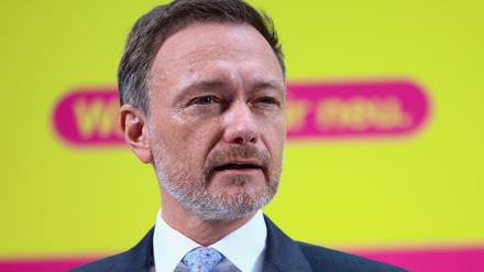 Finanzminister Christian Lindner.