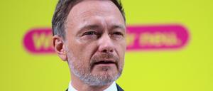 Finanzminister Christian Lindner.