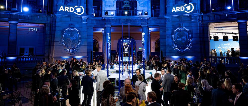 ARD Blue Hour Party im Museum für Kommunikation.