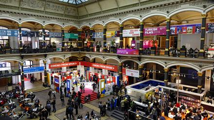 Der European Film Market im Martin-Gropius-Bau.