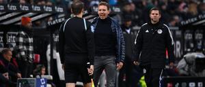 Julian Nagelsmann redete sich schon im Spiel gegen Gladbach in Rage. Nach dem Schlusspfiff legte er noch gewaltig nach.