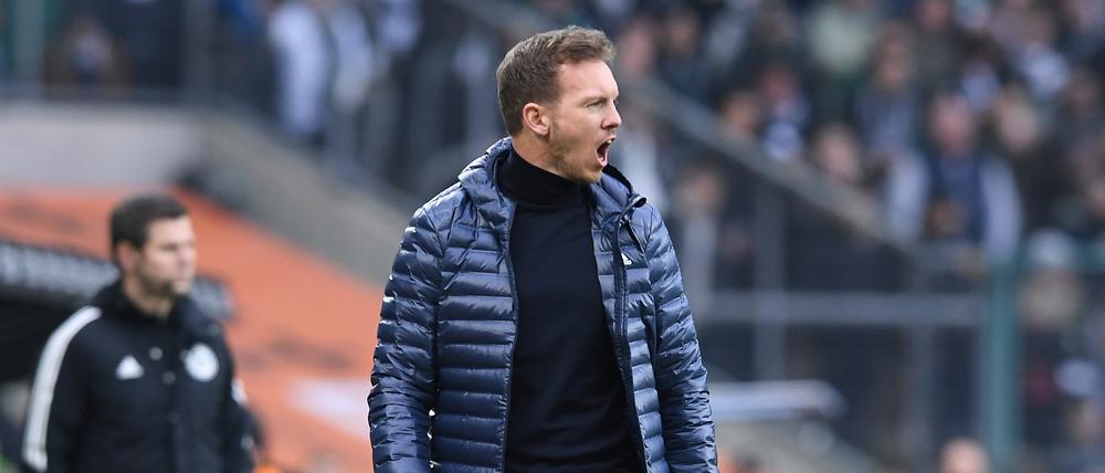 Nagelsmann soll sich nach der Niederlage im Bundesligaspiel bei Borussia Mönchengladbach unsportlich gegenüber dem Schiedsrichter-Team um Tobias Welz geäußert haben.