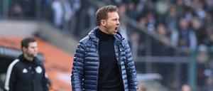 Nagelsmann soll sich nach der Niederlage im Bundesligaspiel bei Borussia Mönchengladbach unsportlich gegenüber dem Schiedsrichter-Team um Tobias Welz geäußert haben.