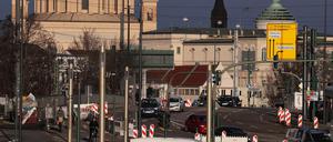 Am Leipziger Dreieck könnte es Stau geben.