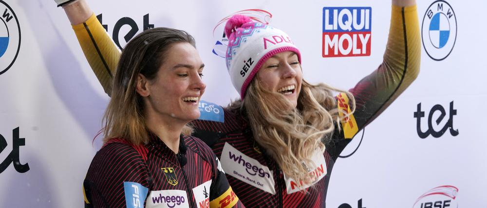 Siegerinnen. Die erstplatzierten Laura Nolte (r) und Neele Schuten.