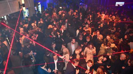 Die Medienboard-Party am 18. Februar 2023 während der 73. Berlinale.