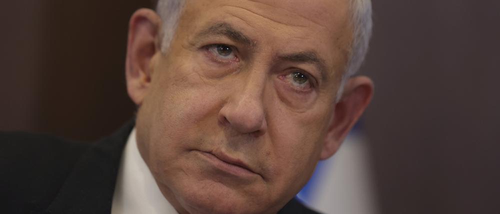 Benjamin Netanjahu, Ministerpräsident von Israel.