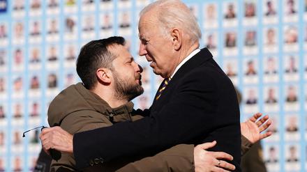 US-Präsident Joe Biden in Kiew. 