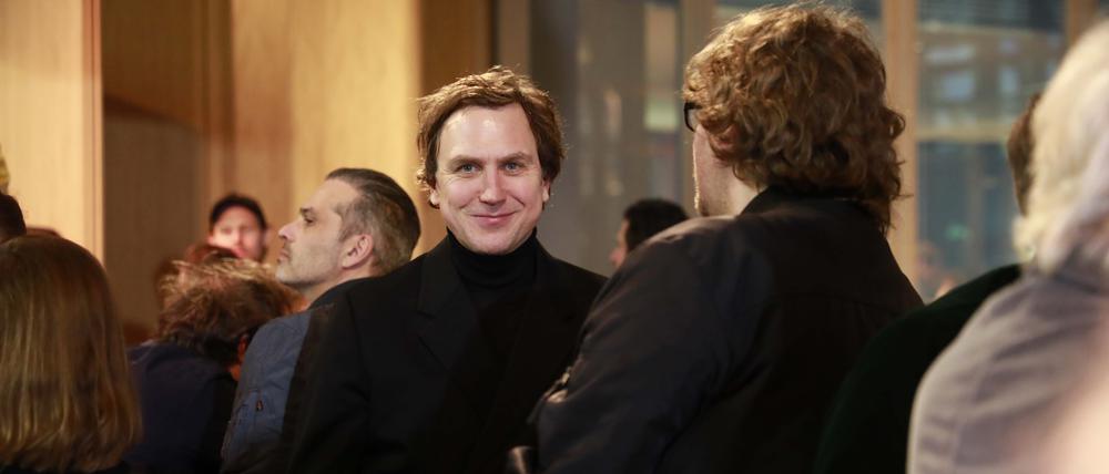 Großer Andrang. Auch Lars Eidinger kam zum Berlinale-Empfang der NRW Filmstiftung in die Landesvertretung.